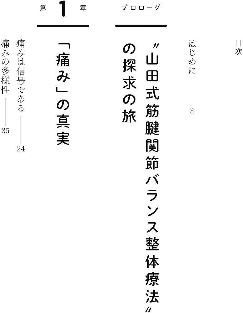 腰・頭・肩・膝・股関節の痛みを根本的に治す 山田式整体療法のすべて